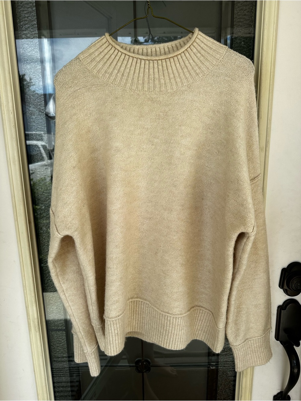 Universal Thread Cream Cowl Neck Pullover Sweater